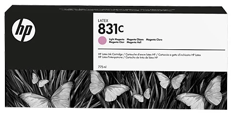 Картридж HP Europe/CZ699A/Латексный чернильный/светло-пурпурный/№831/775 мл