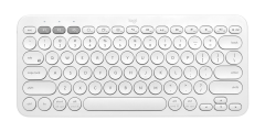 Клавиатура беспроводная Logitech K380 (OFFWHITE, Multi-Device, Bluetooth Classic (3.0), 2 батарейки типа ААА) (M/N: Y-R0056)
