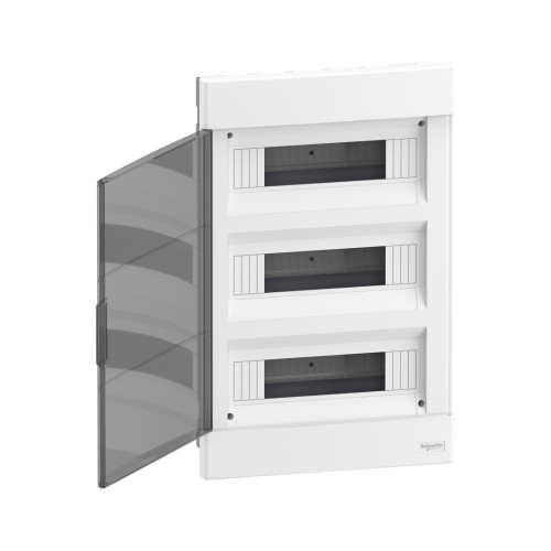Щит встроенный SE EZ9EUA312 36 модулей дымчатая дверь