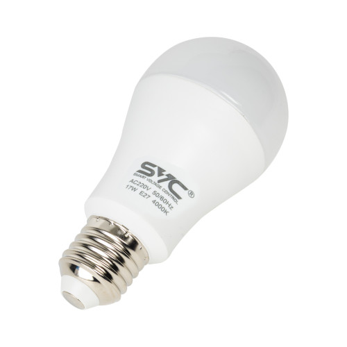 Лампа светодиодная SVC LED A60-17W-E27-4000K Нейтральный