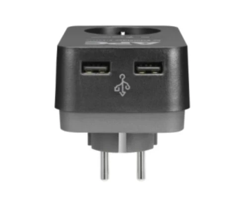 Сетевой фильтр APC/Essential SurgeArrest 1 Outlet Black/1 розет./16 А/2 USB Ports Black/230V