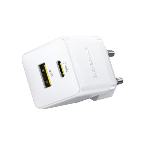Адаптер питания Baseus Palm C+U 30W White (P1011160A213-00)