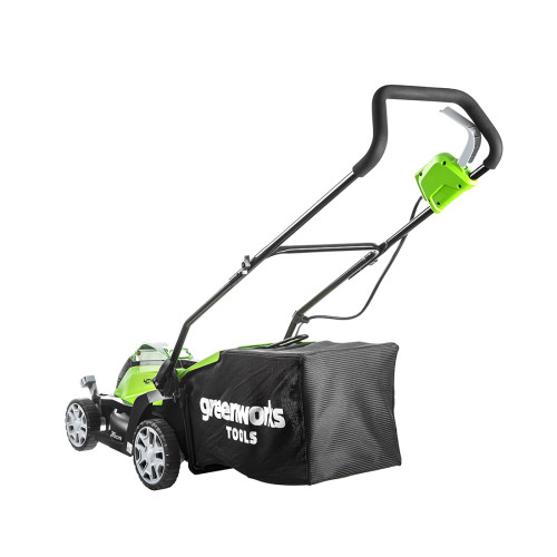 Газонокосилка аккумуляторная Greenworks 2501907UA 40V 35 см c 1хАКБ 2 Ач и ЗУ