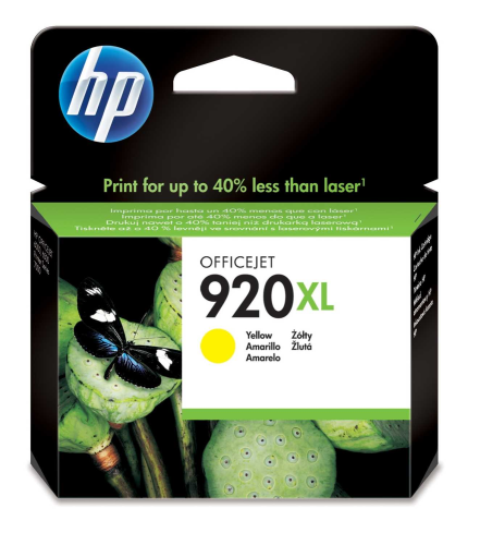 Картридж HP 920XL High Yield Yellow Original Ink Cartridge для HP OfficeJet 6000. 6500. 7000. 7500 series