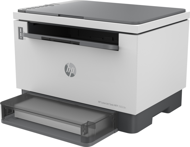 МФУ HP 2R3F0A LaserJet Tank MFP 2602dn Printer (A4) , Printer/Scanner/Copier, 600 dpi, 22 ppm, 64 MB, 500 MHz, 250 pages tray, USB+Ethernet, Duty 25K pages