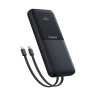 Портативный внешний аккумулятор Baseus Lipow Dual-Cable 10000mAh 22.5W Black (P10079101123-00)