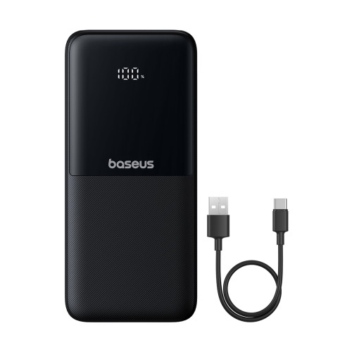 Портативный внешний аккумулятор Baseus Lipow Dual-Cable 10000mAh 22.5W Black (P10079101123-00)