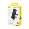 Портативный внешний аккумулятор Baseus Lipow Dual-Cable 10000mAh 22.5W Black (P10079101123-00)
