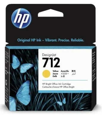 Картридж HP Europe/DesignJet/Струйный/№712/желтый/29 мл