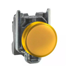 Сигнальная лампа SE XB4BVM5 22мм жёлтая 230-240В