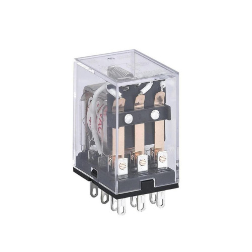 Промежуточное реле CHINT JZX-22F(D) 4 конт. с инд. LED 3А 220В DC