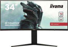 Монитор LCD 34'' 21:9 3440x1440(UWQHD) VA, Curved, 400cd/m2, 3000:1, 80M:1, 1ms, VGA, 2xHDMI, 2xDP, USB-Hub, Height adj, Pivot, Tilt, Swivel, Speakers, 3Y, Black
