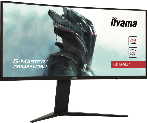 Монитор LCD 34'' 21:9 3440x1440(UWQHD) VA, Curved, 400cd/m2, 3000:1, 80M:1, 1ms, VGA, 2xHDMI, 2xDP, USB-Hub, Height adj, Pivot, Tilt, Swivel, Speakers, 3Y, Black