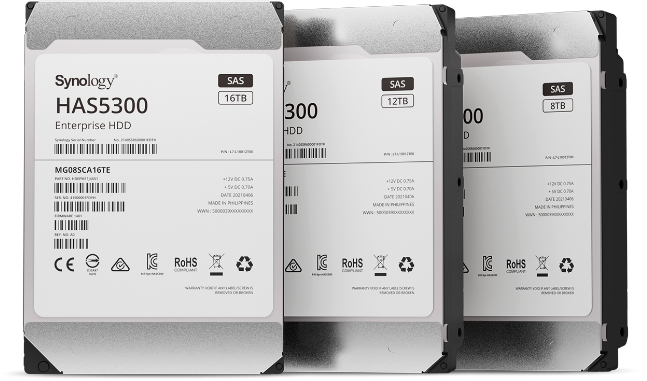 Накопитель на жестком магнитном диске Synology HDD HAS5300-12T , 12Тб, 3.5", SAS