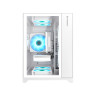 Компьютерный корпус Gamemax Infinity Mini 7 ARGB Fans + Controller White без Б/П