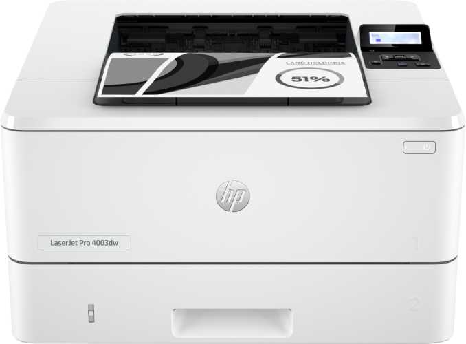 Принтер HP LaserJet Pro 4003dw (A4), 40 ppm, 256MB, 1.2 MHz, tray 100+250 pages, USB+Ethernet+Wi-Fii, Print Duplex, Duty - 80K pages