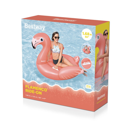 Надувная игрушка Bestway 41526 в форме фламинго для плавания
