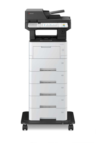 МФУ лазерное Kyocera ECOSYS MA4500ix (A4), монохромное, Printer/Scanner/Copier, 1200x1200 dpi, 45 ppm, 1.5 GB, 1.4 GHz, tray 100+500 sheets, RADF 75 sheets, USB+Ethernet, Duplex, EcoPrint, 7" touchscreen, HyPAS, drum 300k, starter toner 6k