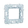 Суппорт SE NU7002 Unica Modular 2 модуля Zamak