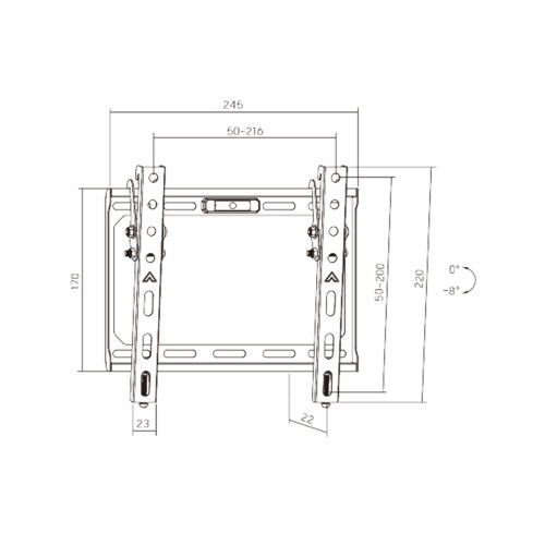 Кронштейн XG W-1343T для ТВ и мониторов 13"-43"