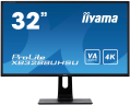 Монитор LCD 31.5'' [16:9] 3840x2160(UHD 4K) VA, nonGLARE, 300cd/m2, H178°/V178°, 3000:1, 80M:1, 1.07B, 3ms, DVI, 2xHDMI, DP, USB-Hub, Height adj, Tilt, Swivel, Speakers, Audio out, 3Y, Black