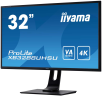 Монитор LCD 31.5'' [16:9] 3840x2160(UHD 4K) VA, nonGLARE, 300cd/m2, H178°/V178°, 3000:1, 80M:1, 1.07B, 3ms, DVI, 2xHDMI, DP, USB-Hub, Height adj, Tilt, Swivel, Speakers, Audio out, 3Y, Black