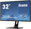 Монитор LCD 31.5'' [16:9] 3840x2160(UHD 4K) VA, nonGLARE, 300cd/m2, H178°/V178°, 3000:1, 80M:1, 1.07B, 3ms, DVI, 2xHDMI, DP, USB-Hub, Height adj, Tilt, Swivel, Speakers, Audio out, 3Y, Black
