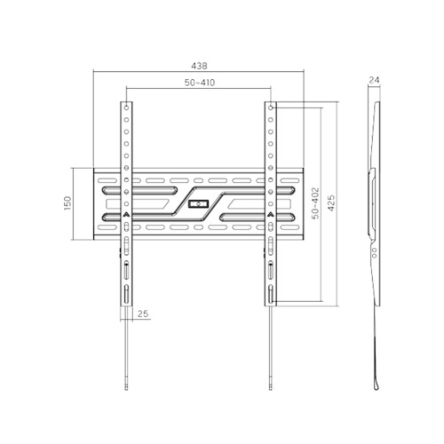 Кронштейн XG WB-3275F для ТВ и мониторов 32"-75"