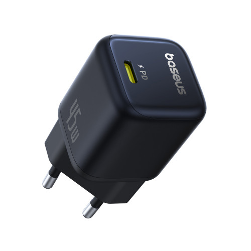 Адаптер питания Baseus PicoGo GaN 1C 45W Black (P10176800123-00)