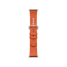 Кожаный сменный браслет Xiaomi Leather Quick Release Strap Coral orange