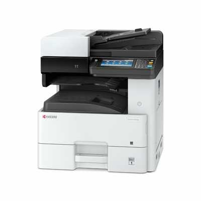 МФУ лазерное Kyocera ECOSYS M4132idn (A3), монохромное, Printer/Scanner/Copier, 1200x1200 dpi, 32/17 ppm (A4/A3), 1 GB, 1.2 GHz, tray 100+500 sheets, RADF 50 sheets, USB+Ethernet, Duplex, 7" touchscreen, HyPAS, drum 300k, starter toner 3k