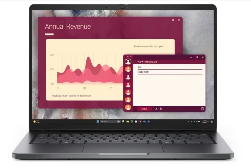Ноутбук Dell/Pro 14 PC14250/Core Ultra 7/255U/2 GHz/16 Gb/M.2 PCIe SSD/512 Gb/No ODD/Graphics/Integrated/256 Mb/14 ''/1920x1200/Windows 11/Pro/64/FgrP