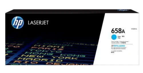 Картридж HP Europe/W2001A/658A/Лазерный цветной/голубой