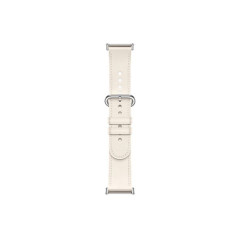 Кожаный сменный браслет Xiaomi Leather Quick Release Strap Cream white