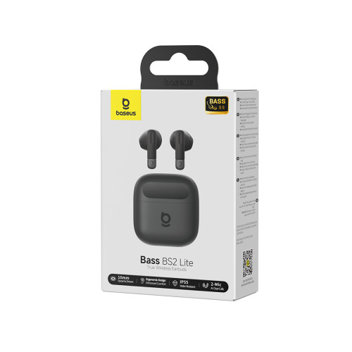 Наушники Baseus Bass BS2 Lite Earbuds Cosmic Black (A0010A02)