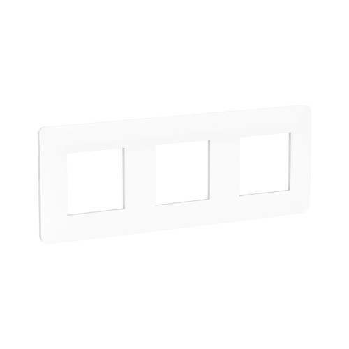 Рамка SE NU200618 Unica Studio 3 постовая белый