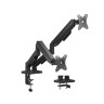 Настольный кронштейн с газлифтом XG MGA-1732D для 2-х мониторов (17"-32")