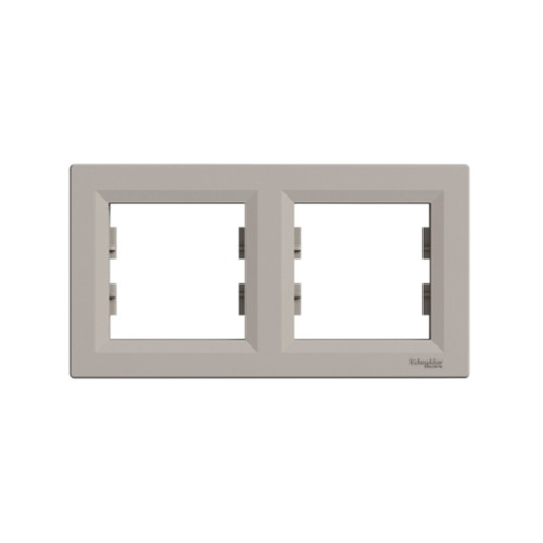 Рамка горизонтальная SE EPH5800269 Asfora 2 постовая бронза