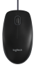 Мышь Logitech B100 Black (черная, оптическая 800dpi, USB, 1.8м) (арт. 910-003357, M/N: M-U0026)