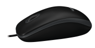Мышь Logitech B100 Black (черная, оптическая 800dpi, USB, 1.8м) (арт. 910-003357, M/N: M-U0026)