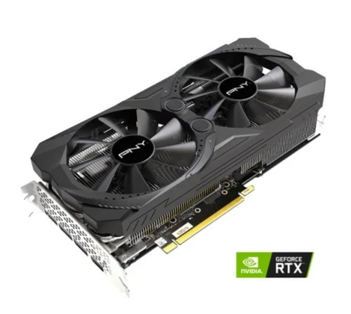 Видеокарта PNY/GeForce/RTX 3070 UPRISING Dual Fan (LHR)/8 Gb/256 bit/1 725 MHz/GDDR6/PCI-Ex