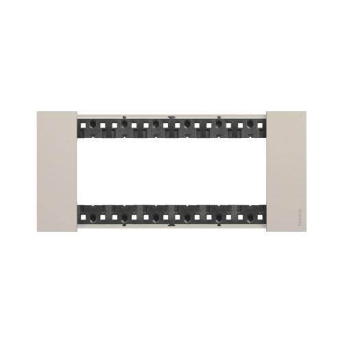 Рамка декоративная Bticino KA4806KM Living Now 6 модулей песочный