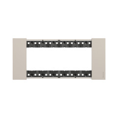 Рамка декоративная Bticino KA4806KM Living Now 6 модулей песочный