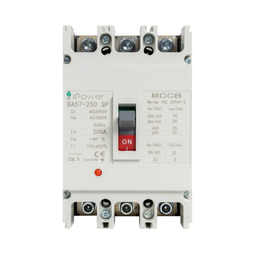 Автоматический выключатель iPower ВА57-250 3P 200A