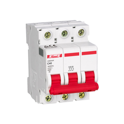 Автоматический выключатель Himel HDB3w 3Р 10А С 4,5кА