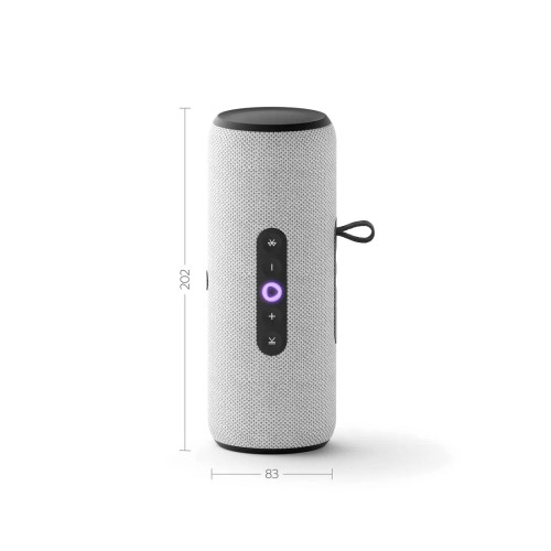 Портативная умная колонка Яндекс Станция Стрит с Алисой, 30 Вт, Серый