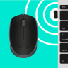 Мышь беспроводная Logitech B170 Black (черная, оптическая, 1000dpi, 2.4 GHz/USB-ресивер) (M/N: M-R0060 / C-U0010)