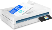 Сканер HP 20G07A ScanJet Pro N4600 fnw1 (A4) 600x600 dpi, 48 bit, ADF (100 pages), 40 ppm,Ethernet, USB 3.0, WiFi, Duty cycle 6000 pages