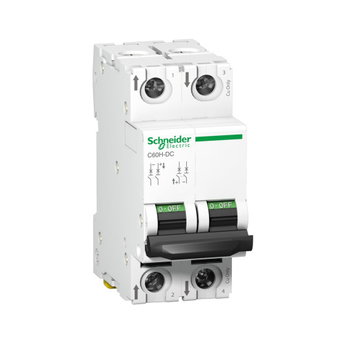 Автоматический выключатель SE A9N61524 C60H-DC 2П 4A C 500В DC