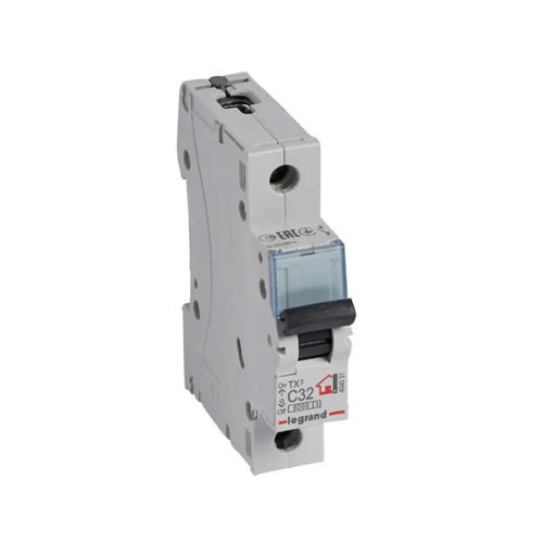 Автоматический выключатель Legrand 404031 1П C32A TX3 6000 6kA